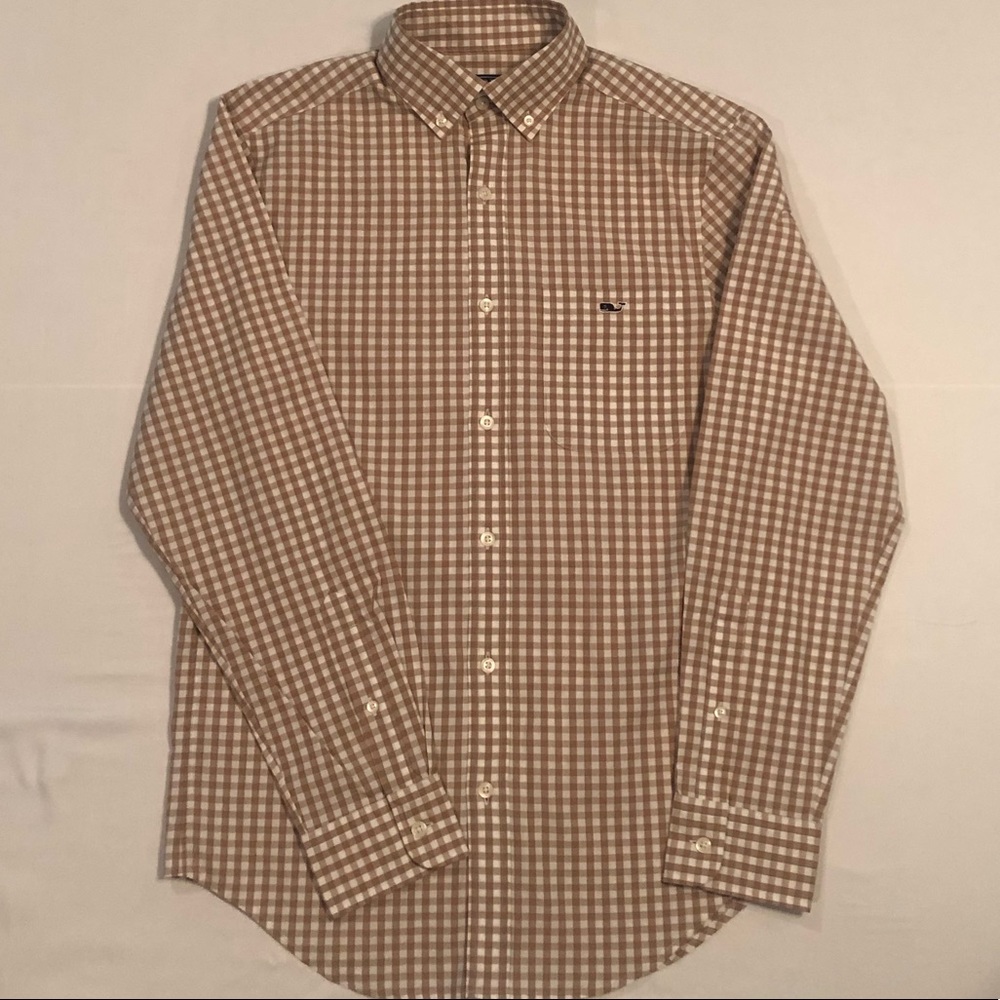 Vineyard Vines Classic Fit Gingham Tucker Shirt